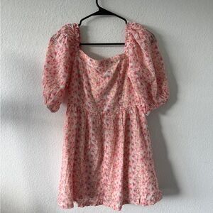 American Eagle Outfitters Pink Floral Dress